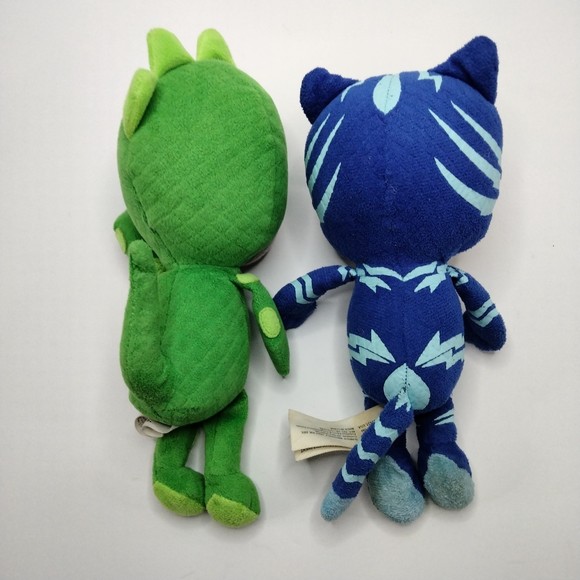 Just Play PJ Masks Gekko Catboy 8” Frog Box eOne Plush Stuffed Toy Set - Picture 2 of 15